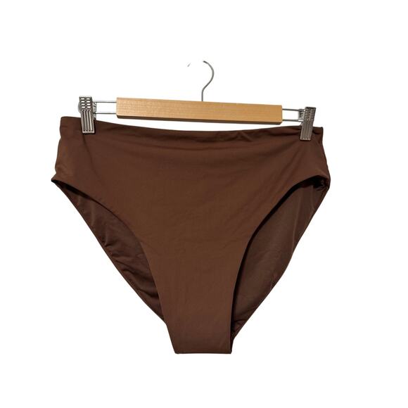 Selfie Leslie Chocolate Brown Get Cheeky Swim Bottoms XL NEW - Picture 1 of 6